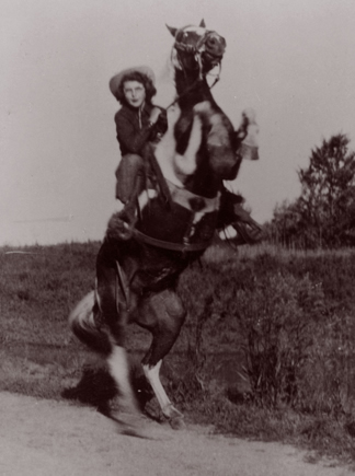 Mom and Trick Horse
